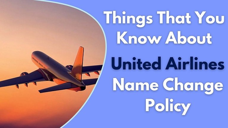 united airlines name change policy